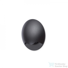 Rendl KICK I süllyesztett lámpa fekete 230V LED 3W IP54 3000K R12615 világítás