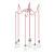 Rendl Light KOMBIX 6 függesztő készlet KA+PK+KF 230V E27 6x28W