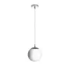 Rendl Light LUNA 20 függö lámpa opál üveg/króm 230V LED E27 15W