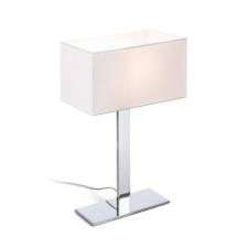 Rendl Light PLAZA M asztali lámpa fehér króm 230V E27 42W világítás