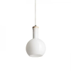 Rendl Light PULIRE RD függö lámpa opál üveg/fa/króm 230V E14 28W