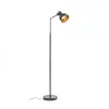 Rendl Light ROSITA állólámpa fekete/aranysárga 230V E27 12W