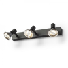 Rendl Light Studio TRICA III fali lámpa fekete 230V GU10 3x25W, Rendl Light Studio R13376