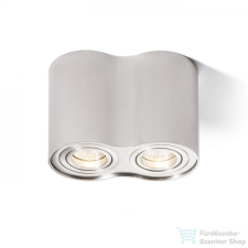 Rendl MILANO II mennyezeti lámpa szálcsiszolt alumínium 230V GU10 2x35W R12684 világítás