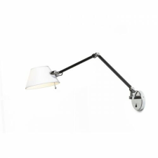 Rendl MONTANA fali lámpa fehér/fekete króm 230V E27 28W világítás