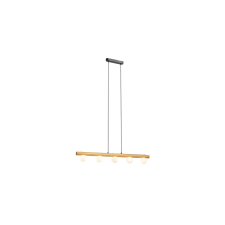 Rendl NOCTIS függő lámpa fa/opál üveg 230V LED G9 5x7W világítás