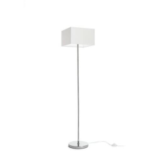 Rendl NYC/TEMPO 30/19 állólámpa Polycotton fehér/króm 230V LED E27 11W világítás