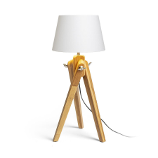  RENDL R14040 AMBITUS/ALVIS asztali lámpa, dekoratív fehér bambusz világítás