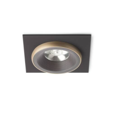 Rendl SHARM SQ I süllyesztett lámpa barna/gyöngyházarany 230V LED 10W 24° 3000K világítás