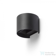 Rendl TITO R DIMM fali lámpa fekete 230V LED 2x3W IP65 3000K R13737 világítás