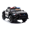  Rendőr elektromos kisautó Mustang hasonmás 12V kisautó nyitható ajtókkal,szülői távirányítóval, fekete színben 4781