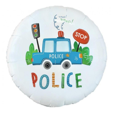 Rendőr Police, Rendőr fólia lufi 46 cm party kellék