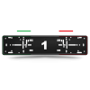  Rendszámtábla tartó MONO Italy Tricolor