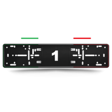  Rendszámtábla tartó MONO Italy Tricolor autóalkatrész
