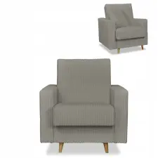  Rene Fekvőfotel Tárolóval Bonell Family Furniture Szürke-Bézs Kordbársony bútor