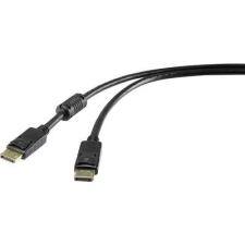 Renkforce DisplayPort kábel [1x DisplayPort dugó - 1x DisplayPort dugó] 0,5 m fekete 3840 x 2160 pixel renkforce kábel és adapter