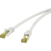 Renkforce RJ45-ös patch kábel, hálózati LAN kábel, tűzálló, CAT 7 S/FTP [1x RJ45 dugó - 1x RJ45 dugó] 10 m szürke, Renkforce (RF-4149873)