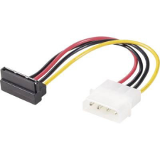 Renkforce SATA tápkábel [1x IDE csatlakozó, 4pólusú - 1x SATA aljzat15pólusú] 0.15 m, fekete, piros, sárga, Renkforce kábel és adapter