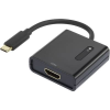 Renkforce USB - HDMI átalakító adapter, 1x USB C dugó - 1x HDMI aljzat, aranyozott, fekete, Renkforce (RF-4472892)