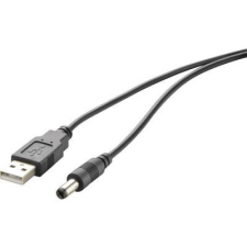 Renkforce USB tápkábel, 5 V DC 5,5 mm-es dugóval, 1 m, Renkforce kábel és adapter