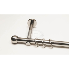  Rennes 1 rudas fém karnis szett - 19 mm (csöndesgyűrűs) - 320 cm karnis, függönyrúd