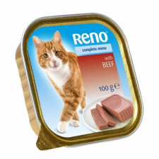  Reno Alutálkás teljes értékű macskaeledel felnőtt macskák számára marhával 100 g macskaeledel
