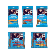 Reno SNACK KUTYA MEATASTY MARHÁBAN GAZDAG - 55G jutalomfalat kutyáknak