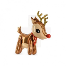  Rénszarvas fólia lufi nagy party kellék