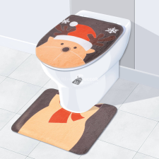 Rénszarvasos karácsonyi WC ülőke dekor karácsonyi dekoráció