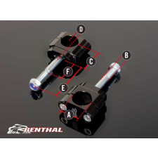 RENTHAL Fatbar/Twinwall Ø28,6mm Kormánytartók Yamaha egyéb motorkerékpár alkatrész