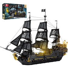  Reobrix Black Pearl Kalózhajó Építőkészlet (4304 Darab) barkácsolás, építés