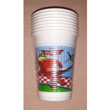  Repcsik ( Planes) műanyag pohár, 200 ml, 8 db, ajándéktárgy