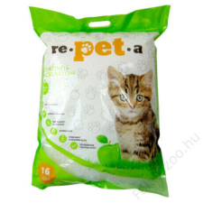 Repeta macskaalom szilikonos 16 l/ 6,5 kg almás macskaalom