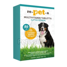 Repeta multivitamin tabletta kutyák részére 50 db vitamin, táplálékkiegészítő kutyáknak