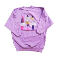  Repose lila lány hosszított pulóver (méret: 128/134)