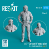  ResKit Models A-7 Corsair II male pilot (in a standing position - type 1) (1 pcs) (3D Printed) 1:72