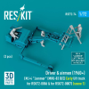  ResKit Models Driver & airmen (1960+) (3 pcs) (MJ-4 Jammer (MHU-83 B/E) Early lift truck for RSK