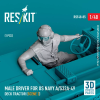  ResKit Models Male driver for US NAVY A/S32A-49 Deck Tractor (scene 2) (1 pcs) (3D Printed) 1:48 (RS