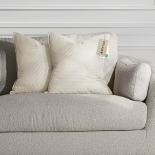  RESTILO díszpárnahuzat SOFTA szín bézsszínű dombornyomott stílus glamour anyag mikroszálas 50x70 lakástextília