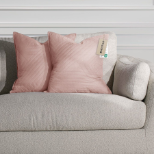  RESTILO díszpárnahuzat SOFTA szín világoslila dombornyomott stílus glamour anyag mikroszálas 50x70 lakástextília