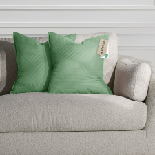  RESTILO díszpárnahuzat SOFTA szín zöld dombornyomott stílus glamour anyag mikroszálas 50x70 lakástextília