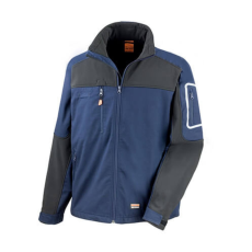 Result Uniszex Kabát Hosszú ujjú Result Work-Guard Sabre Stretch Jacket -L, Sötétkék/Fekete