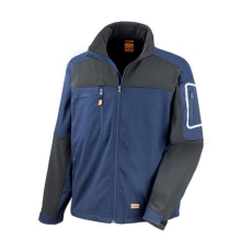 Result Uniszex Kabát Hosszú ujjú Result Work-Guard Sabre Stretch Jacket -XS, Sötétkék/Fekete