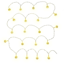  Retlux Ezüst golyócskák 20LED WW RXL 271 karácsonyi dekoráció