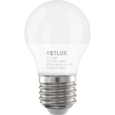 RETLUX RLL 438 Klasszikus LED mini izzó 6W 510lm 3000K E27 - Meleg Fehér izzó