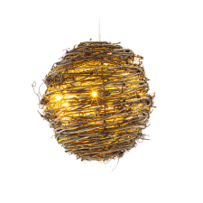 RETLUX RXL 240 Nano LED rattan dekorgömb Meleg fehér (RXL 240) karácsonyi dekoráció