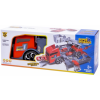 ReToys 2 az 1-ben tűzoltóautó és garázs, 2 autóval  Ajánlott 3-10 éves korig fiúknak (67548)