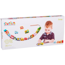 ReToys Autók fa gyöngyfűző készlet  Ajánlott 3-6 éves korig unisex (65900) kreatív és készségfejlesztő