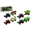 ReToys Fém traktor utánfutóval - 22 cm, többféle  Ajánlott 3-10 éves korig fiúknak (06821)