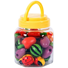 ReToys Fűzhető fa gyümölcs készlet  Ajánlott 3-6 éves korig lányoknak (23284) kreatív és készségfejlesztő